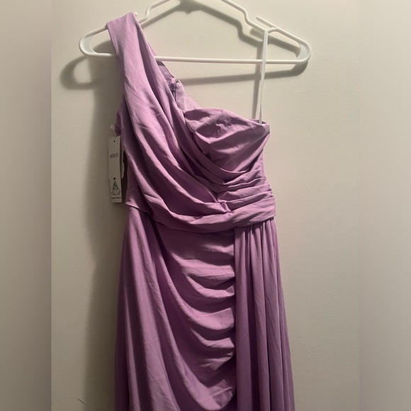 Hebeos Women's One-Shoulder Sleeveless Dress Lavender S - Picture 9 of 16